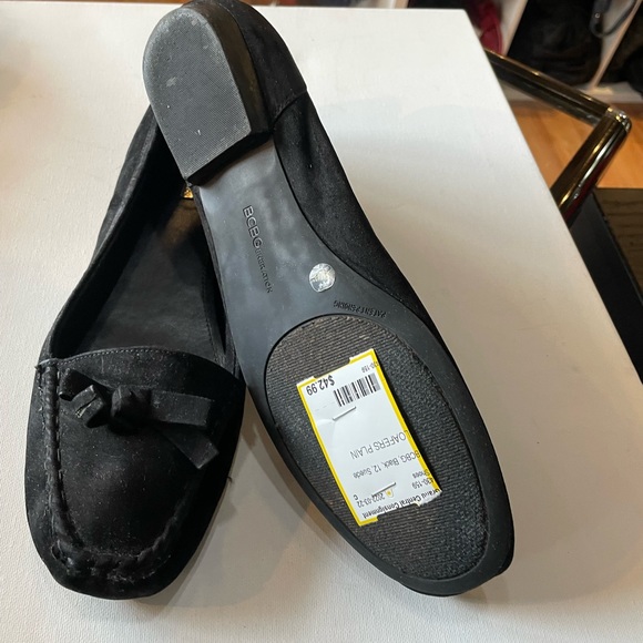 BCBG black suede loafers - Picture 2 of 2